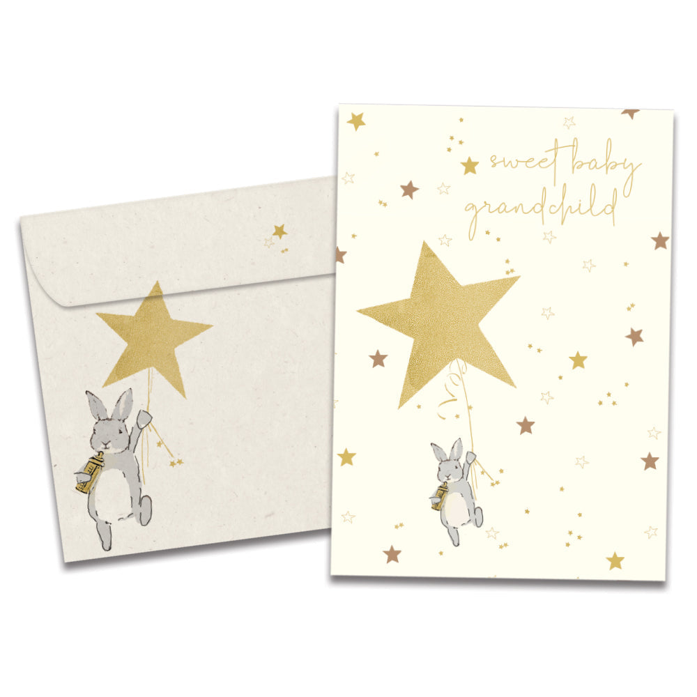 Sweet Baby Grandchild New Baby Greeting Card