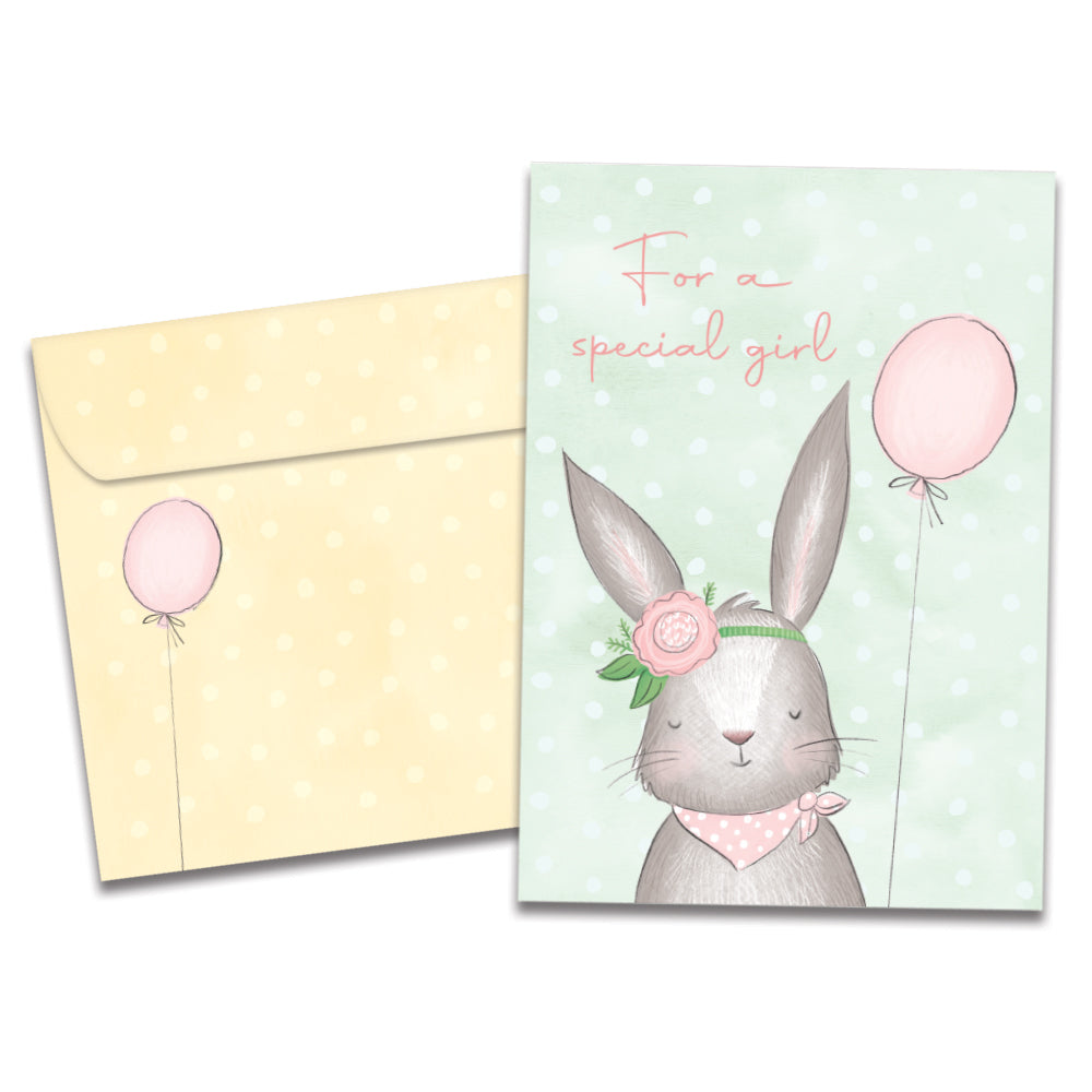 For a Special Girl Birthday Greeting Card