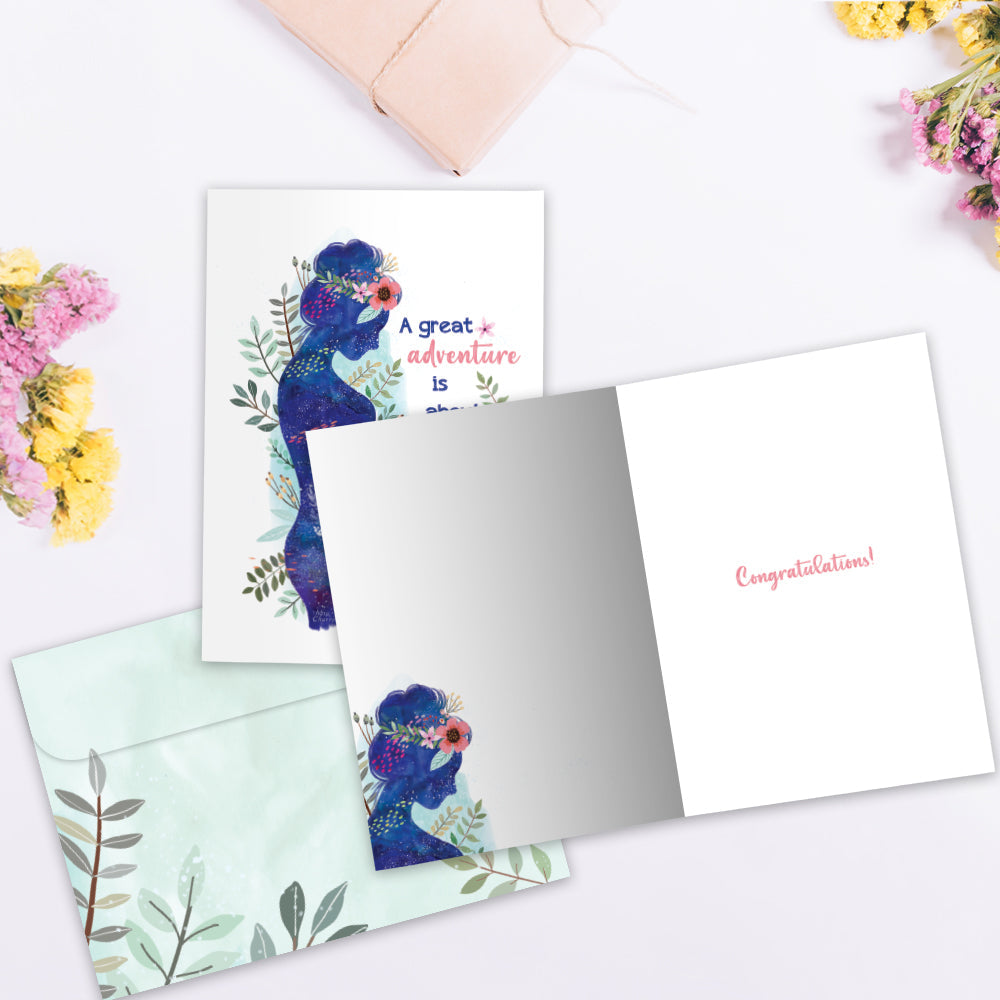 A Great Adventure New Baby Greeting Card