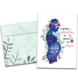 A Great Adventure New Baby Greeting Card