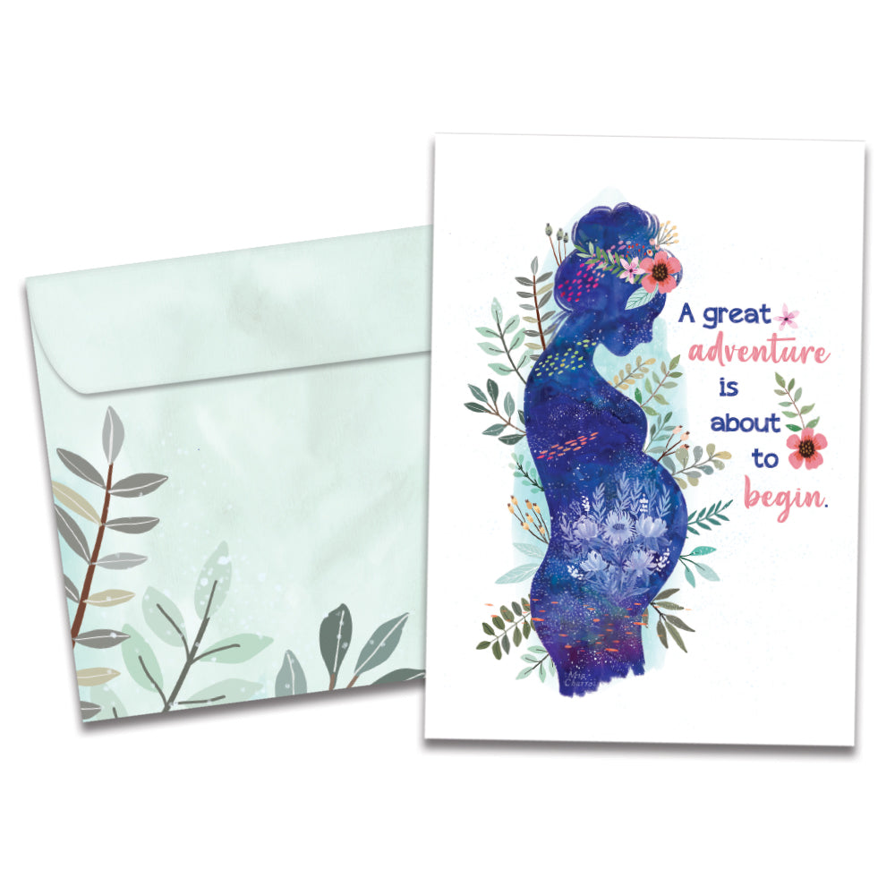 A Great Adventure New Baby Greeting Card