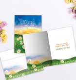 Sunset Wish Just Because Greeting Card