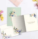 Butterfly Miracle New Baby Greeting Card