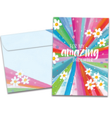 Amazing Flowers Valentine’s Day Greeting Card