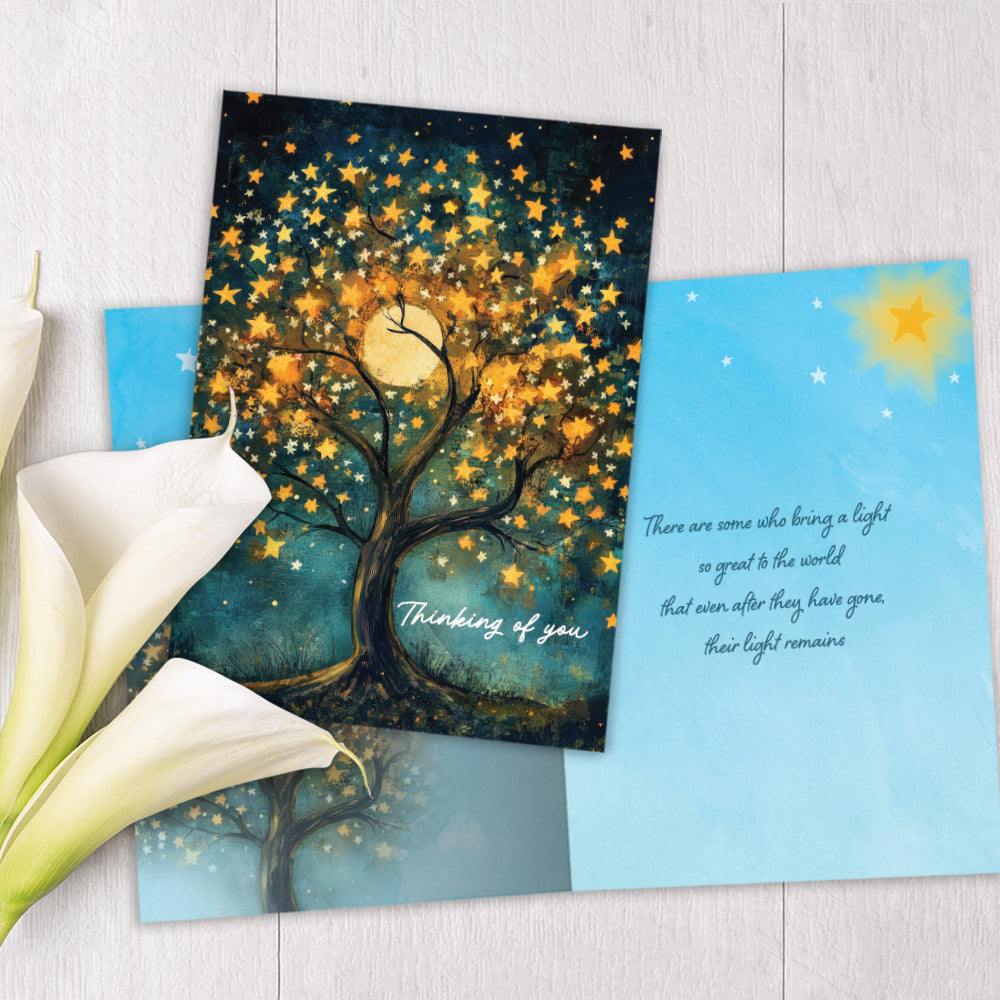 Light Still Remains Sympathy Greeting Card