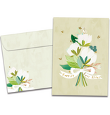 Bridal Bouquet Wedding Greeting Card