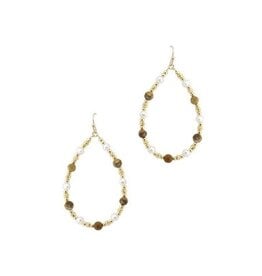 Meghan Browne Style EAR: RAP JASPER PEARL