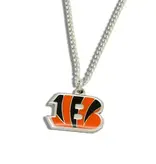 Aminco USA NFL Cincinnati Bengals Striped B Logo Necklace