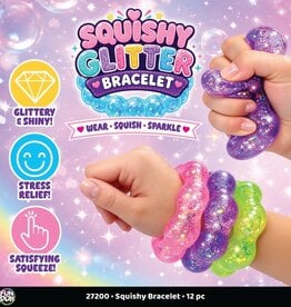 Novelty Brands Fun Doh Squishy Sparkle Glitter Sensory Bracelet