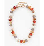 Meghan Browne Style Natural Multi Dib Necklace