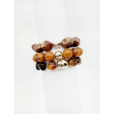 Meghan Browne Style Brown Jim Bracelet