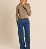 Molly Bracken Camel Ladies Knitted Cardigan