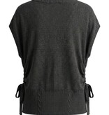 Liverpool Los Angeles vneck dolman popover sweater w/ ties
