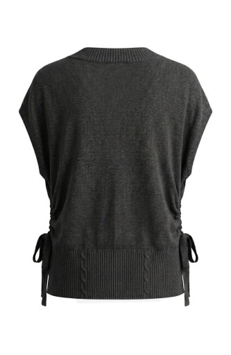 Liverpool Los Angeles vneck dolman popover sweater w/ ties