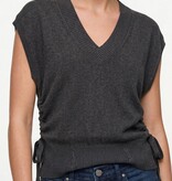 Liverpool Los Angeles vneck dolman popover sweater w/ ties