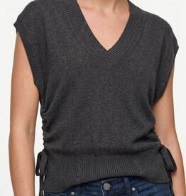 Liverpool Los Angeles vneck dolman popover sweater w/ ties