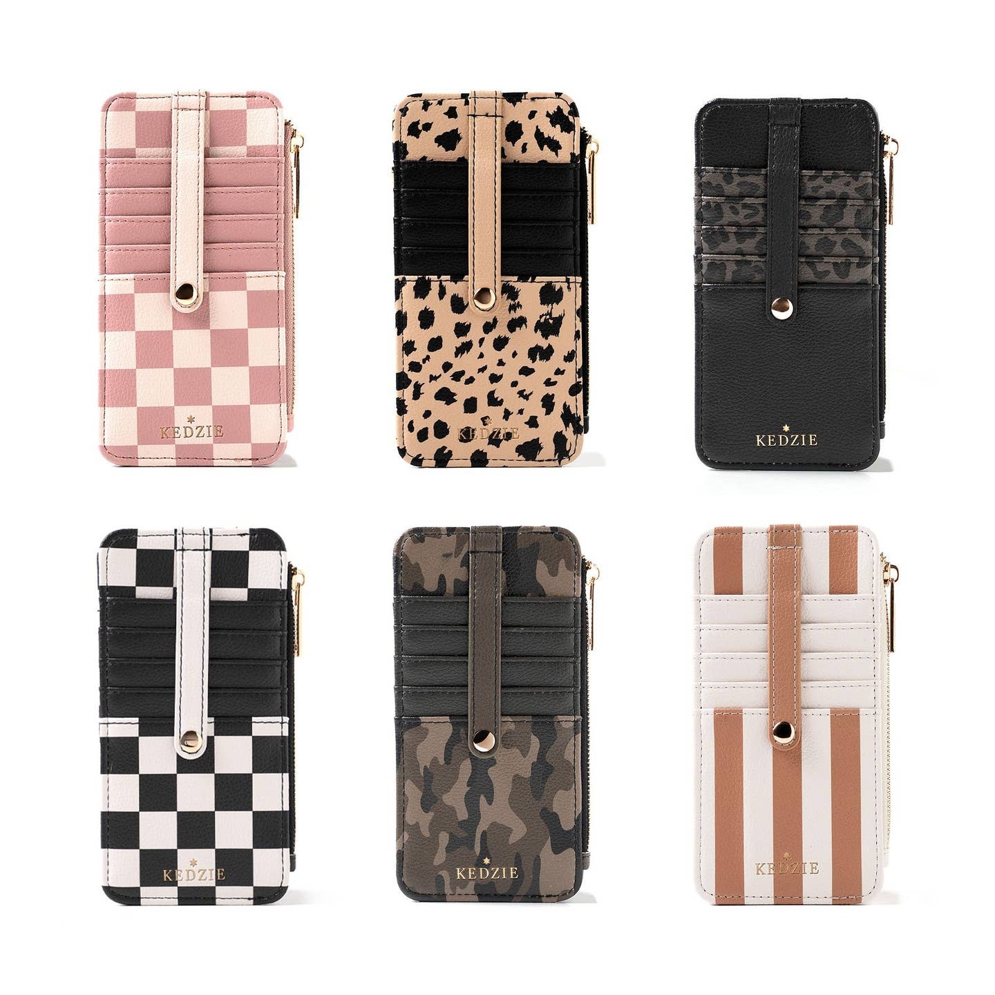 Kedzie Kedzie Essentials Only Zippered Wallet (various)