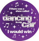 FLEURISH Dancing in my Car Round Car Coaster
