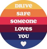 FLEURISH Drive Safe Car Coaster