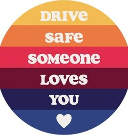 FLEURISH Drive Safe Car Coaster