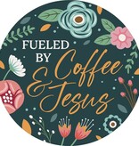 FLEURISH Fueled By Round Car Coaster