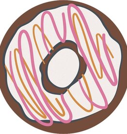 FLEURISH Icing Donut Round Car Coaster