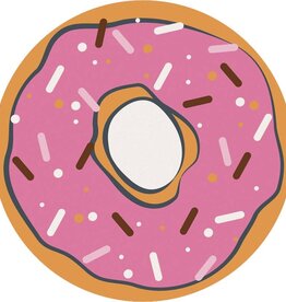 FLEURISH Sprinkle Donut Round Car Coaster