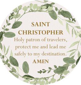 FLEURISH St. Christopher Car Coaster