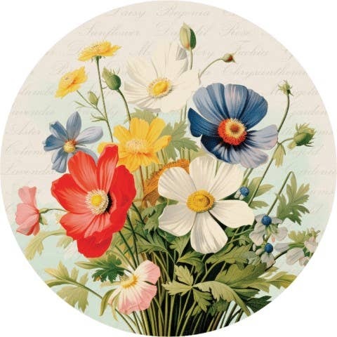FLEURISH Wildflowers - Car Coaster