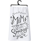 Primitives by Kathy PBK Mimi The Name Spoiling Is The Game Kitchen Towel