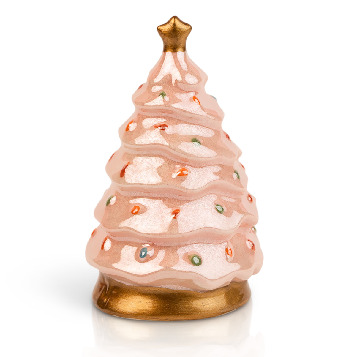 nora fleming twinkle tree (pink christmas tree) mini  A466