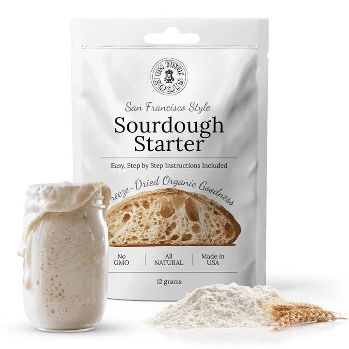 My Rustic Roots Organic Non-GMO, Freeze Dried, Sourdough Starter.