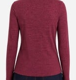 Liverpool Los Angeles long sleeve boat neck knit top w/ twist detail