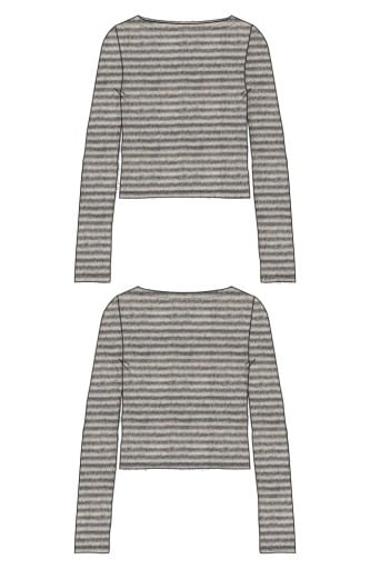 Liverpool Los Angeles long sleeve boatneck knit top