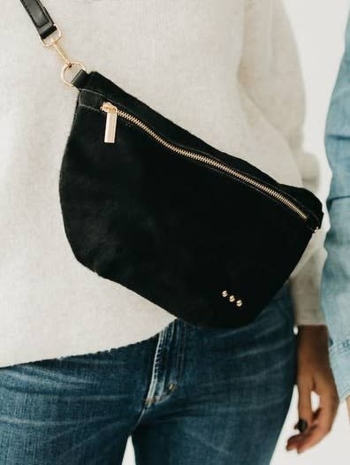 Black Hair On Hide Westlyn Bum Bag
