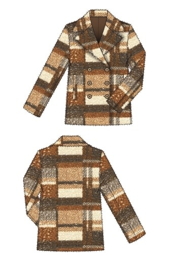 Liverpool Los Angeles double breasted peacoat