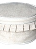 Main Street Collections Linen Jewelry Case - Round