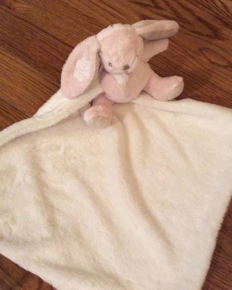 Main Street Collections Pink Bunny Plush Minky