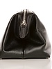 Brouk Leather Toiletry Bag in Olive with Leather Trim