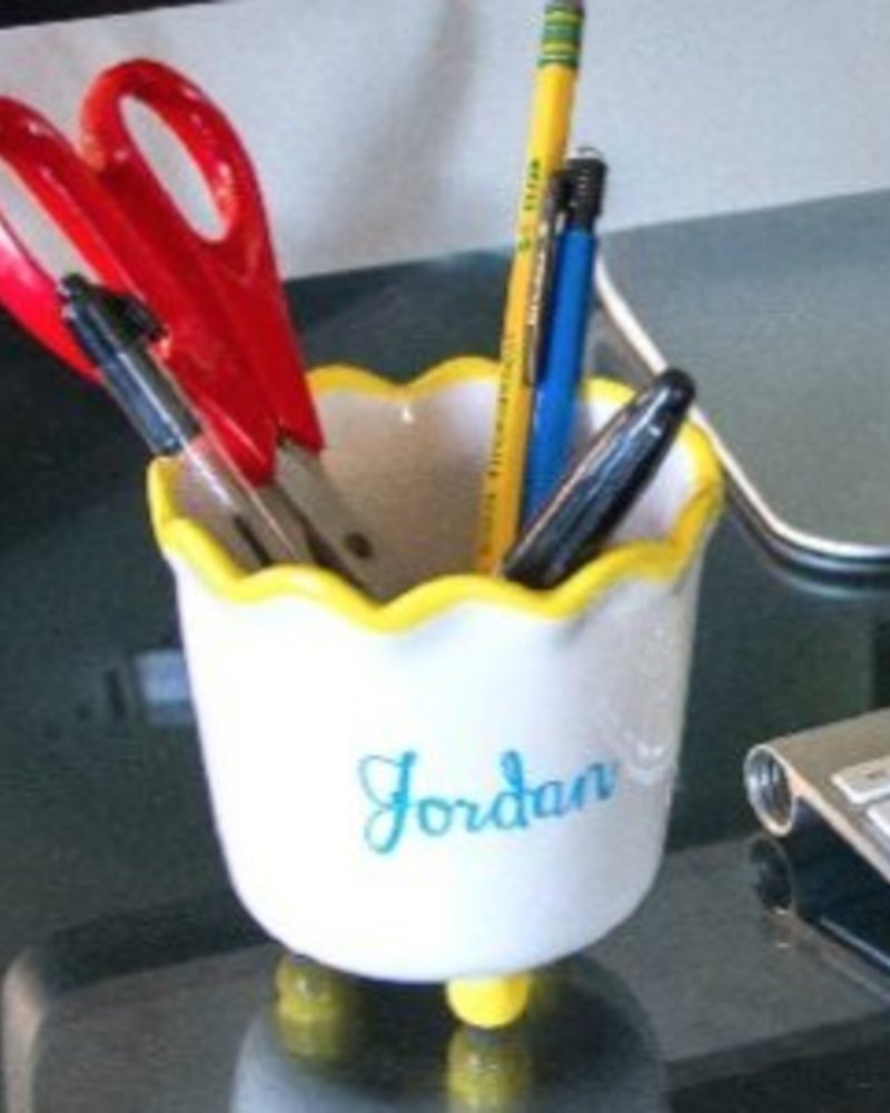 Main Street Collections Ceramic Pencil Holder