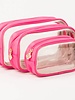 The Royal Standard Clear Case Trio  (set of 3)
