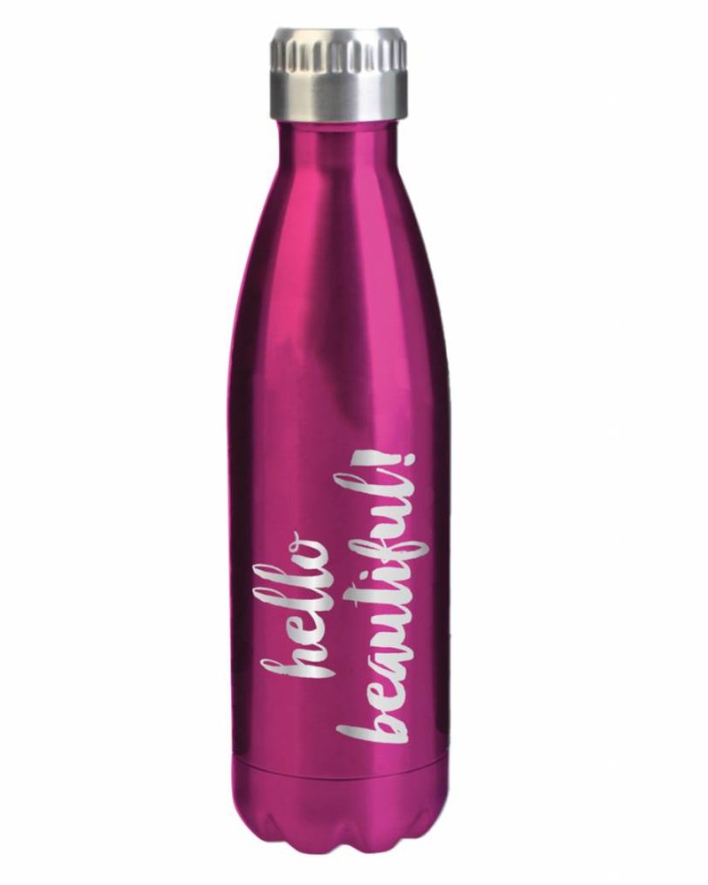 SlanT Collections 17oz. Hello Beautiful SS Water Bottle