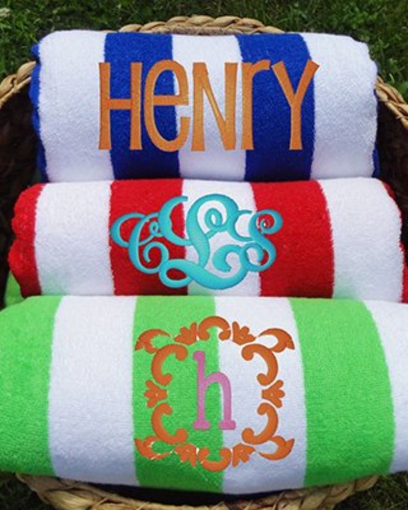 Terry Town Striped Beach Towels