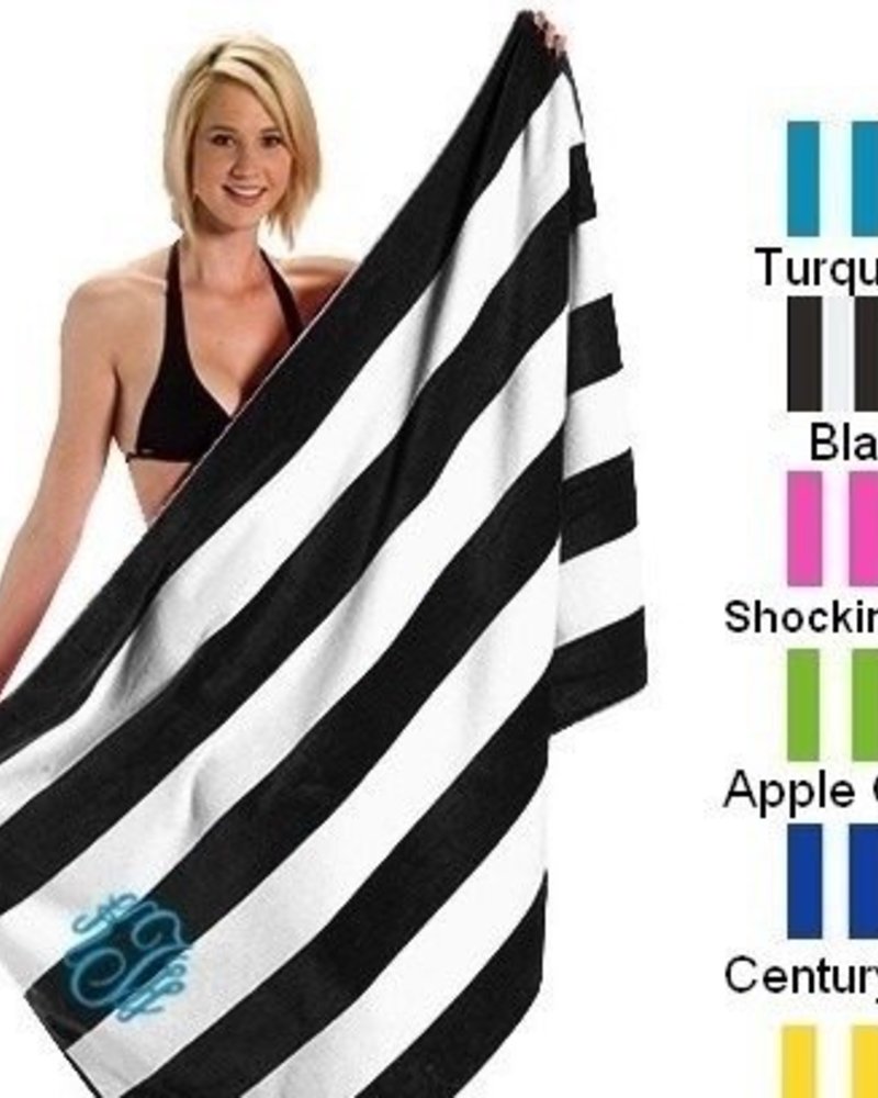 Terry Town Striped Beach Towels