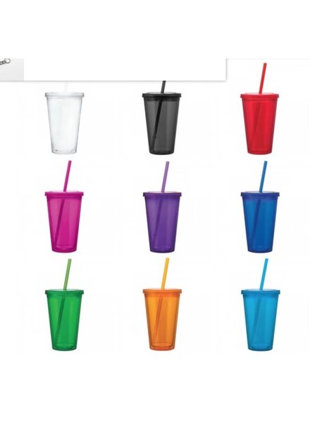 Clear Acryllic Tumbler - Monogrammed