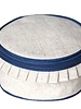 Main Street Collections Linen Jewelry Case - Round