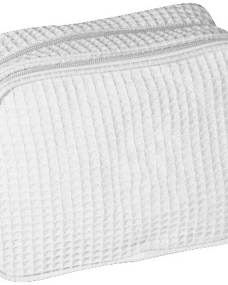 Terry Town Waffle Weave Large Cosmetic Bag