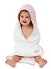 Seersucker Trimmed Hooded Towel Wrap