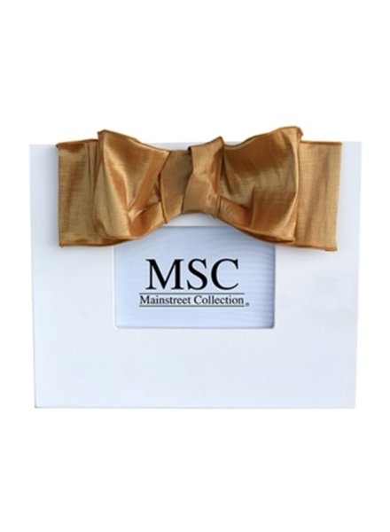 Main Street Collections Picture Frame with Gold Bow