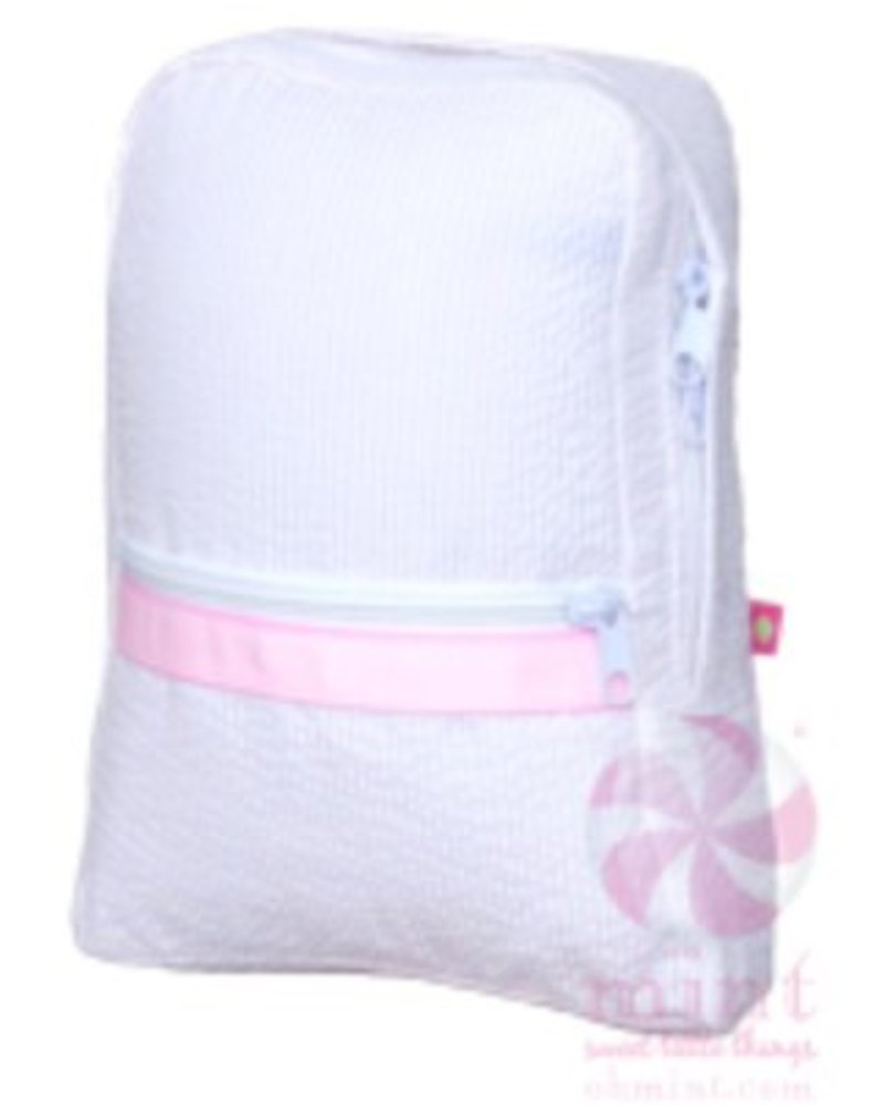 Oh Mint Seersucker Small Backpack